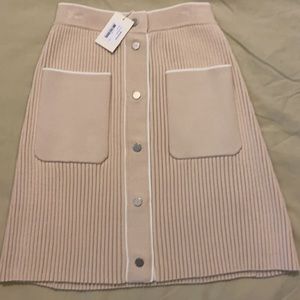 Beige Maje skirt